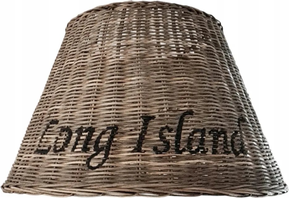 Lámpaernyő Rattan lámpabúra Nagy Hampton Felirattal Long island