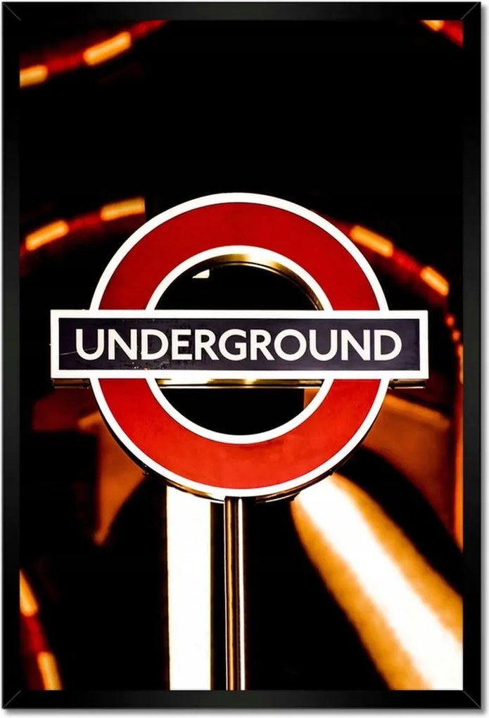 Poszterek keretben 40x60 Underground London