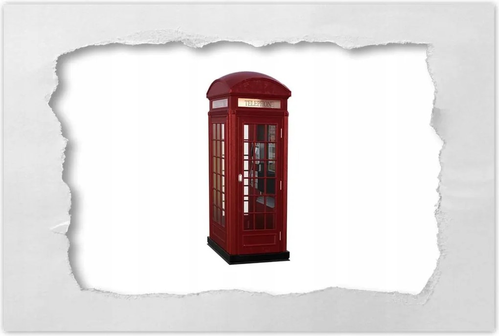 Poszterek 60x40 Piros angol bódé