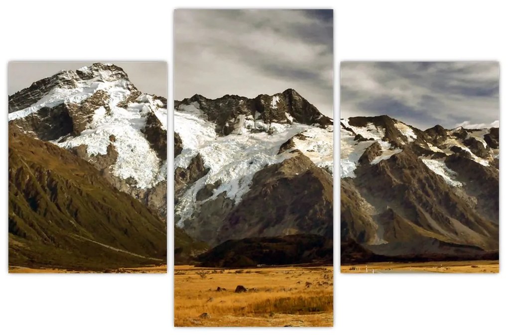 Mount Sefton, Új-Zéland képe (90x60 cm)