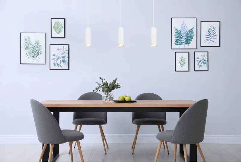 GLOBO 57911HW ROBBY Hengeres Függesztett Lámpa Gu10 IP20