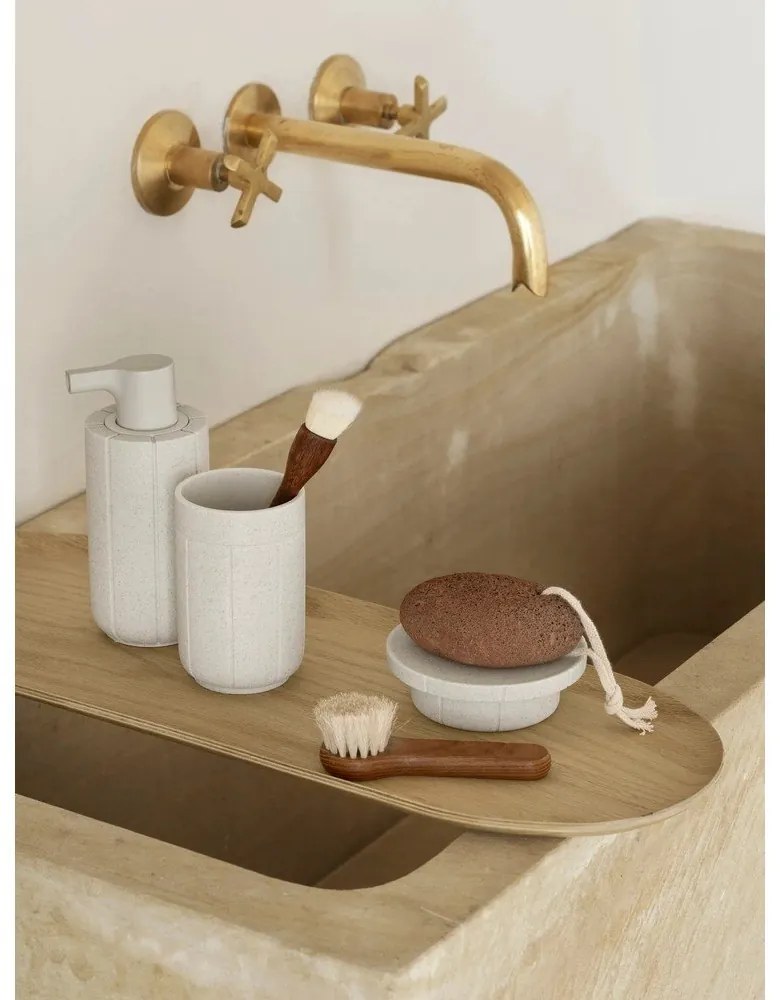 Krémszínű poligyanta szappanadagoló 300 ml Kua – Blomus