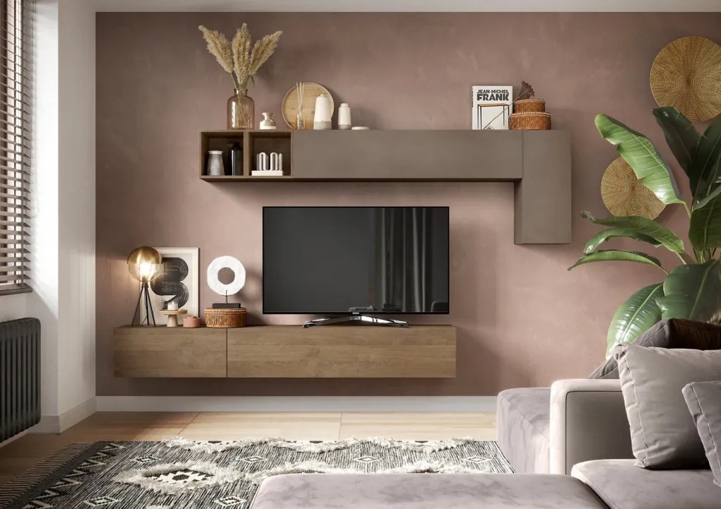 Infinity 2.0 5 elemes szett szürkésbarna / Mercure tölgy
