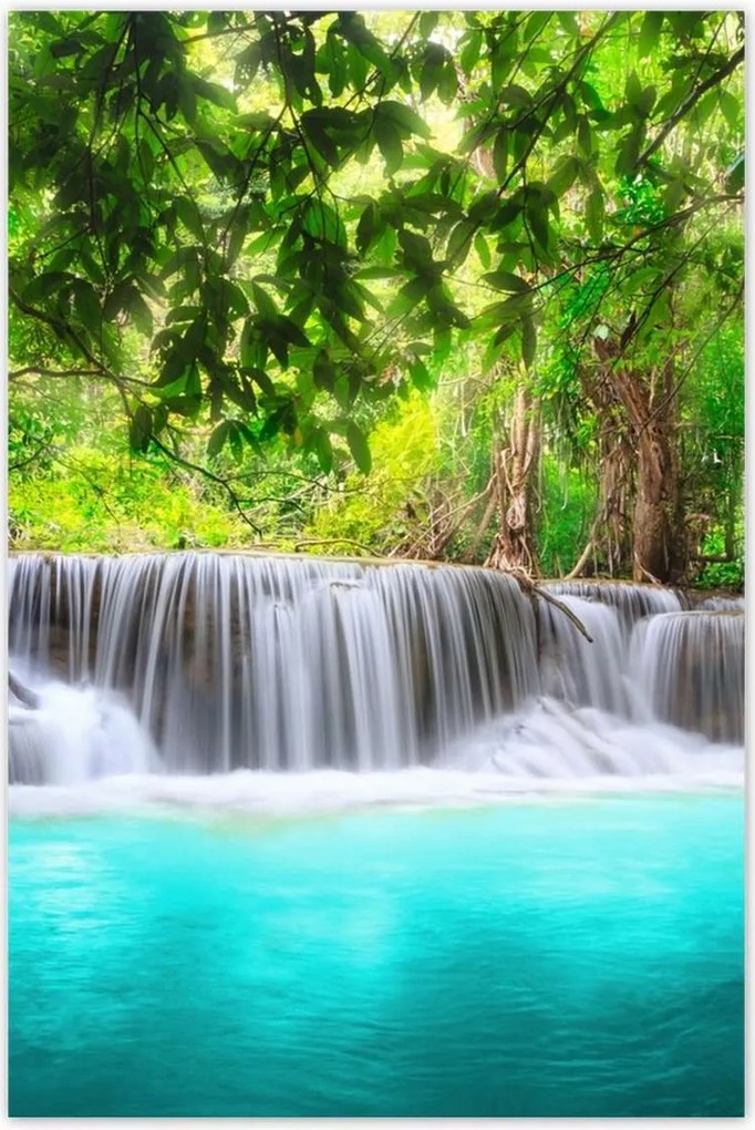 Poszterek 80x120 Vízesés Ázsiában