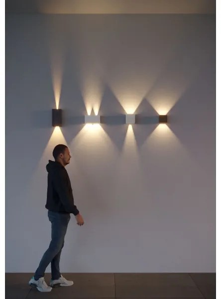 Redo 90294 - LED kültéri fali lámpatest VARY 2xLED/10W/230V 3000K IP54 fehér