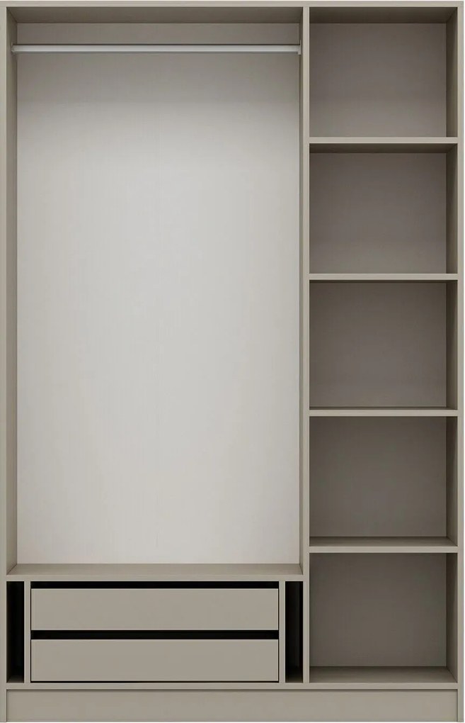 Nisa gardróbszekrény, 135 cm – TR506MNR4212