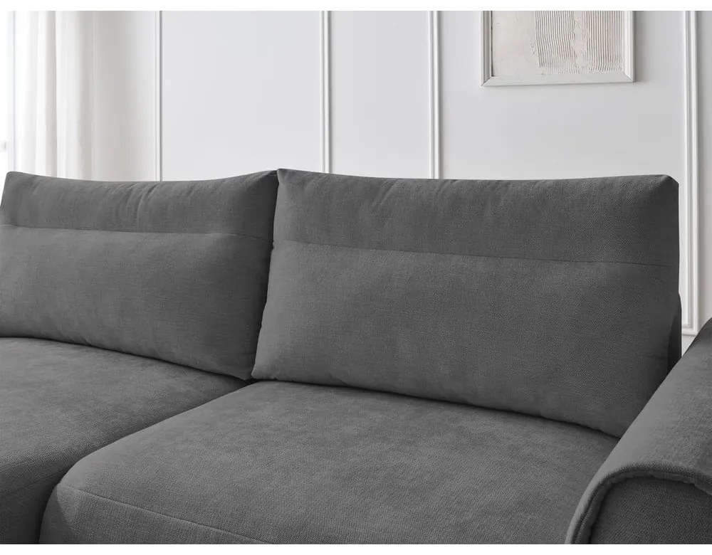 Szürke sarokkanapé Aden – Bobochic Paris