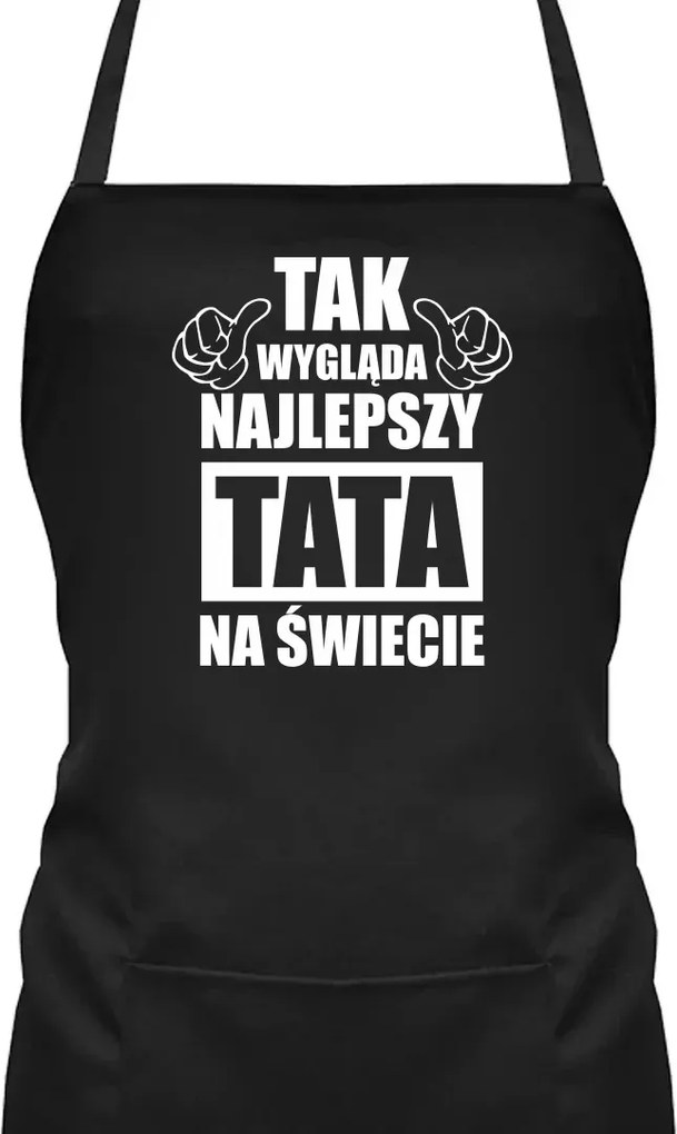 Így néz ki a világ legjobb apukája Apák Napi Ajándék Kötény