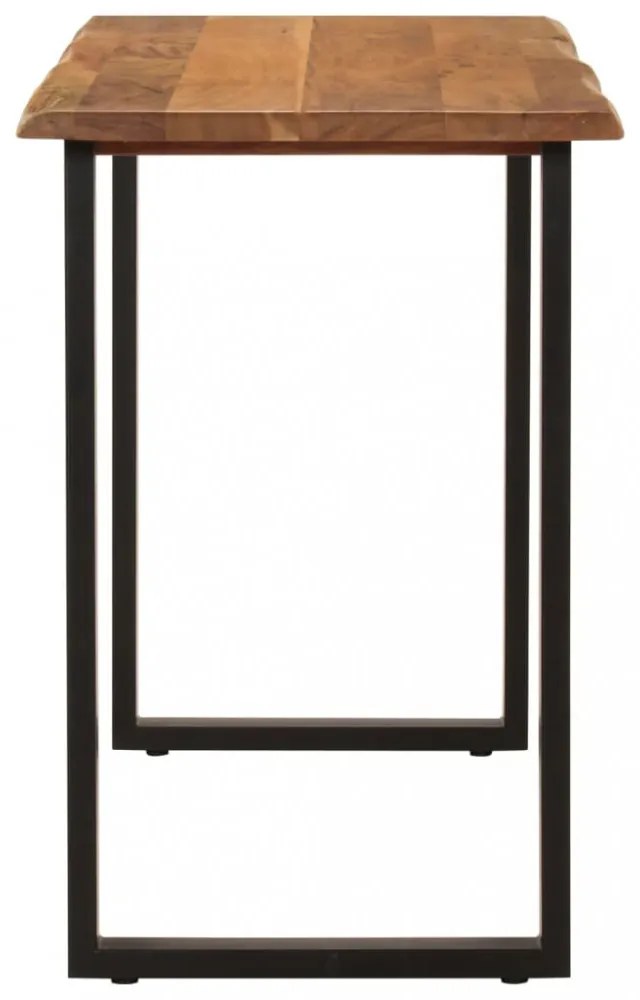 tömör akácfa étkezőasztal 110 x 50 x 76 cm
