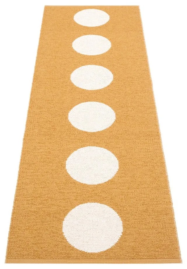 Okkersárga kültéri-beltéri futószőnyeg 70x225 cm Vera Ochre – Pappelina