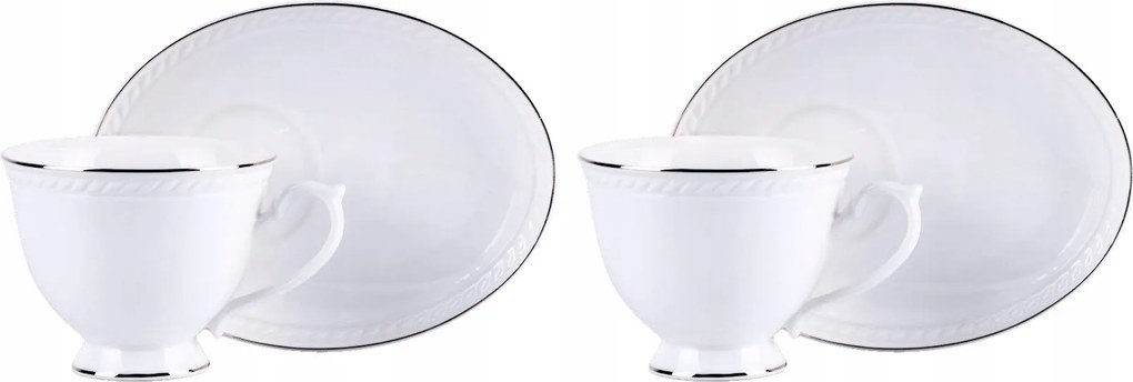 Elegáns Kávéscsésze Szett 2+2 220ml Dominica
