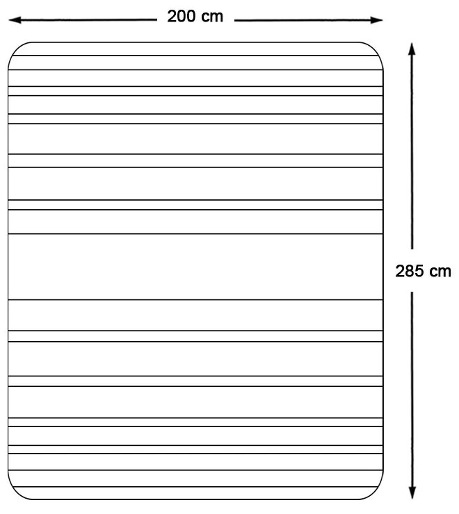 Piknik takaró, 2x2,85 m