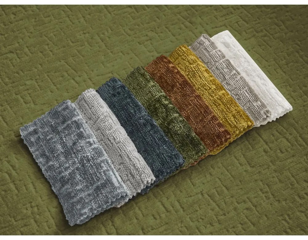 Zöld zsenília kinyitható kanapé 228 cm Neyo – Bobochic Paris