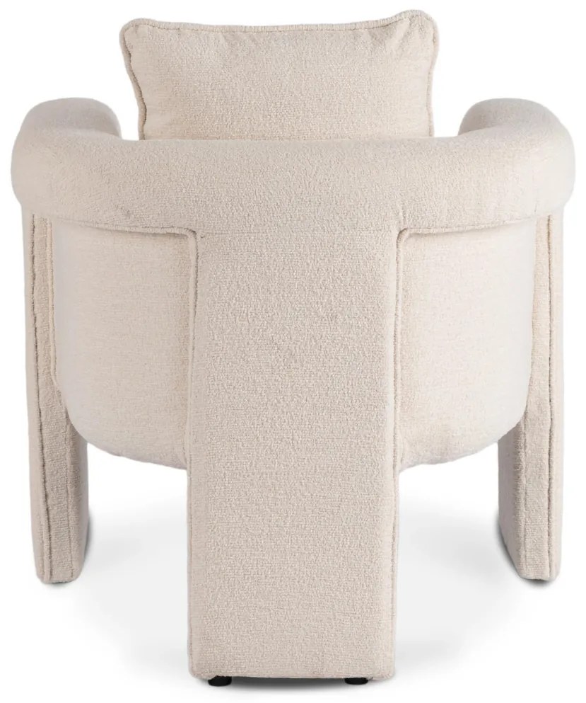 Designer Krém Bouclé Szövet Kárpitozással. GALA