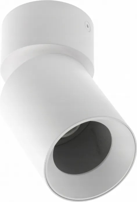 Mennyezeti lámpatest falra szerelhető kerek cső GU10 félig állítható Fehér