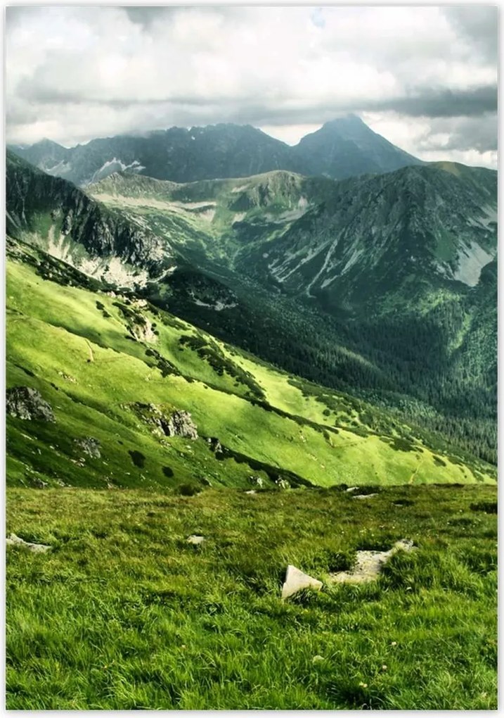 Poszterek 70x100 Tátra Lengyel hegyek Kilátás