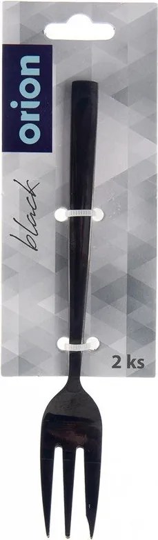 Fekete rozsdamentes acél desszertes villa szett 2 db-os Black – Orion