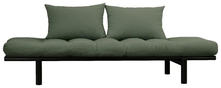 Pace Black/Olive Green zöld kanapé - Karup Design