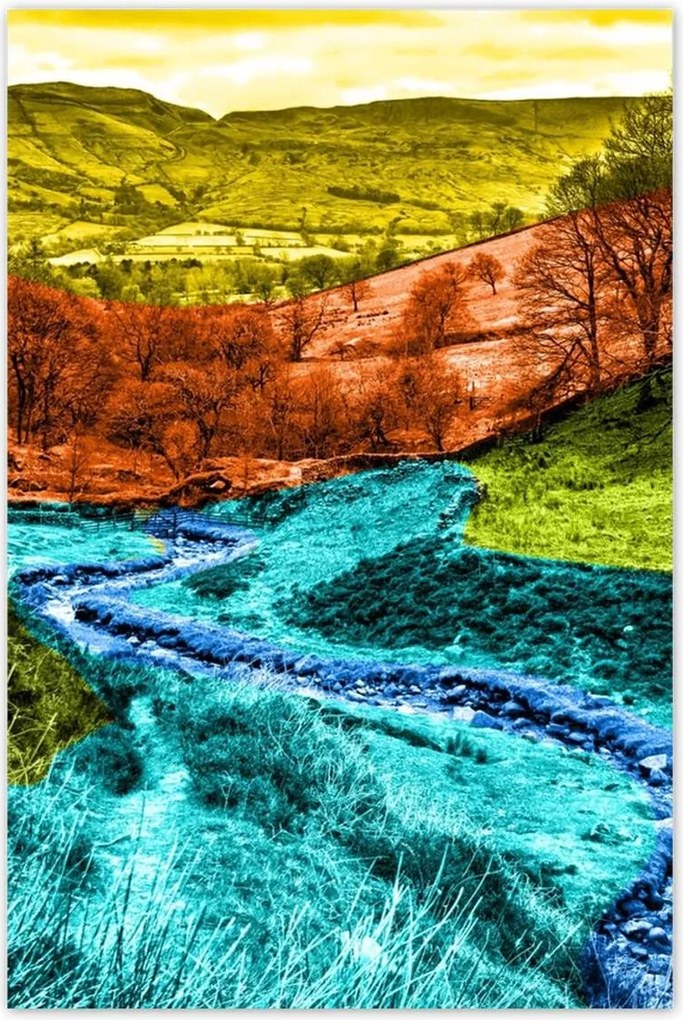 Poszterek 60x90 Hegyi táj Tájkép