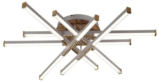 LED Dimmelhető felületre szerelhető csillár LED/90W/230V 3000-6500K + távirányítás