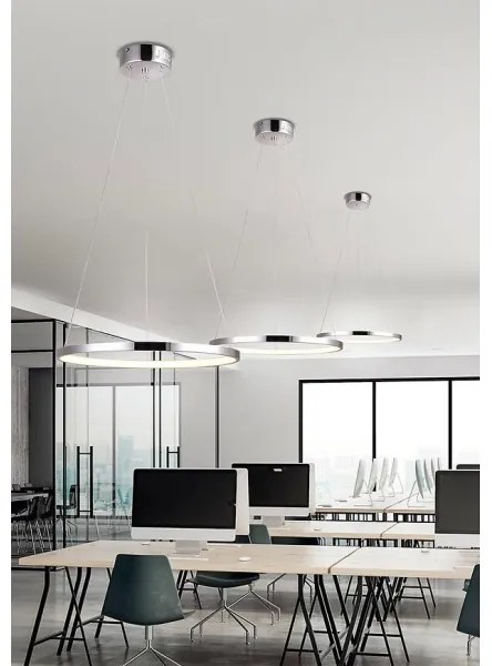 LED Csillár zsinóron LUNE LED/25W/230V