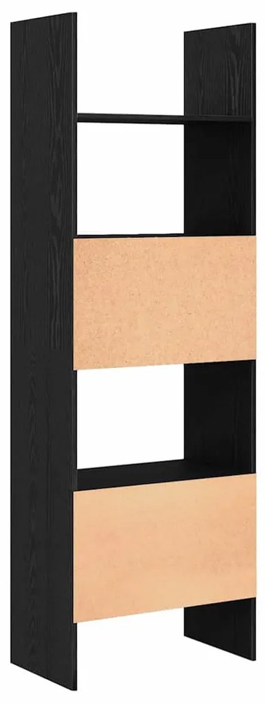 Könyvespolc Musta tammi 60 x 35 x 180 cm Faanyag