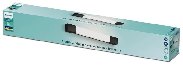 Philips - Fürdőszobai tükörmegvilágító ROVER LED/5W/230V IP44 fekete