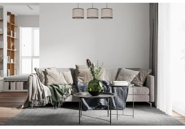 Csillár zsinóron NEXO 3xE27/60W/230V