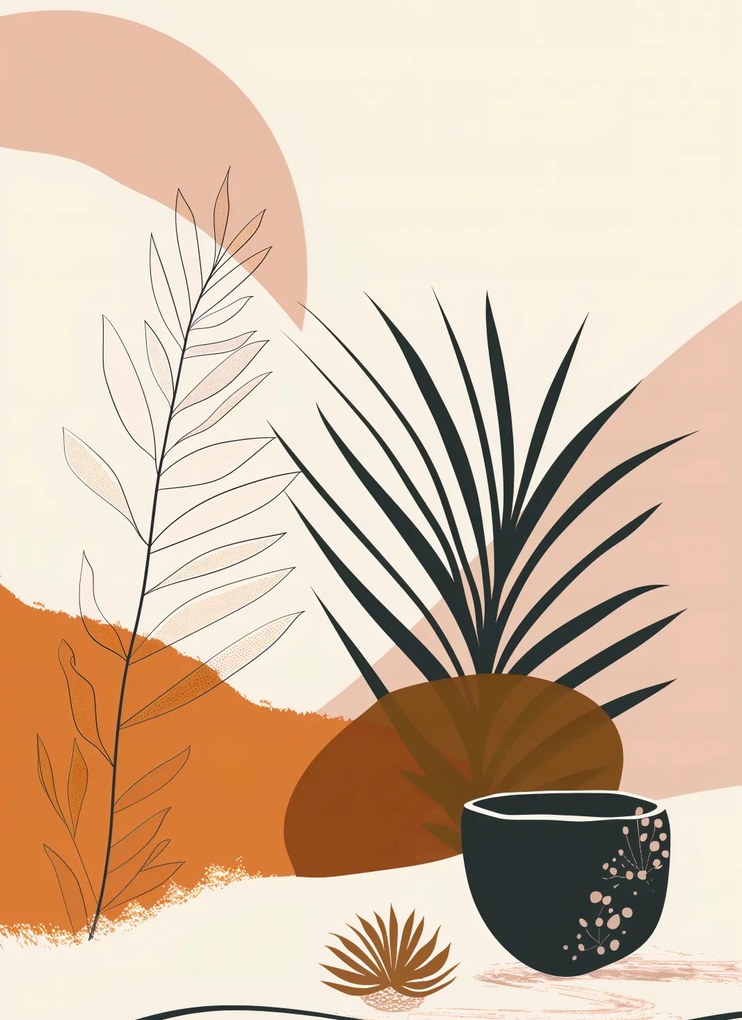 Poszter 40x55cm Harmonia Zen