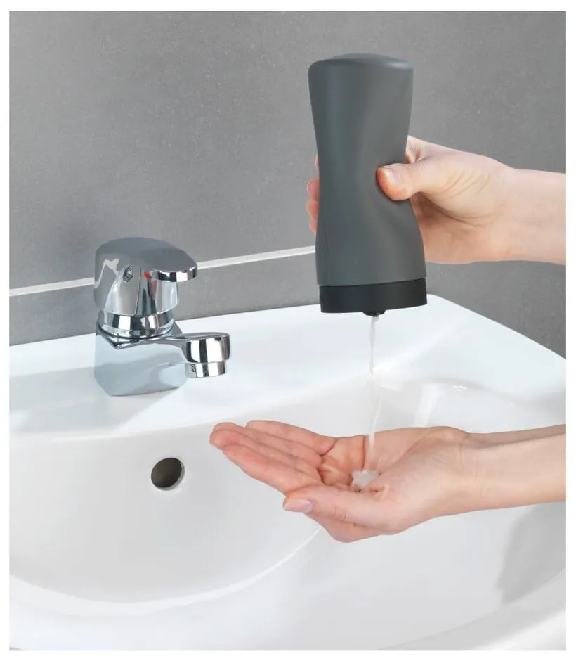 Squeeze szürke mosogatószer adagoló, 250 ml - Wenko