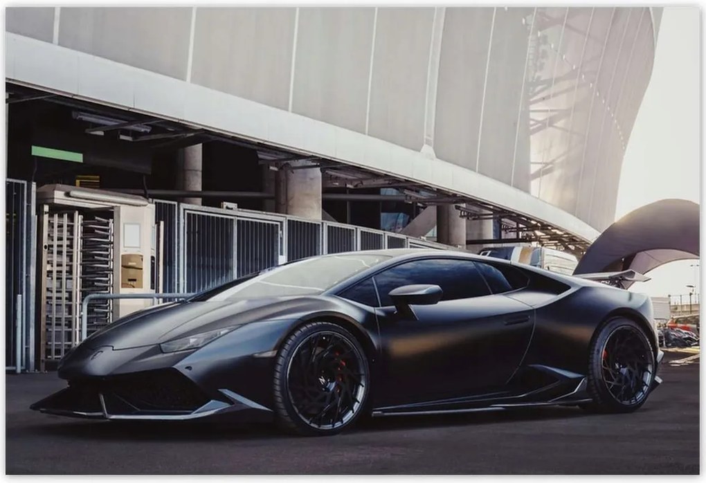 Poszterek 185x125 Fekete sportautó