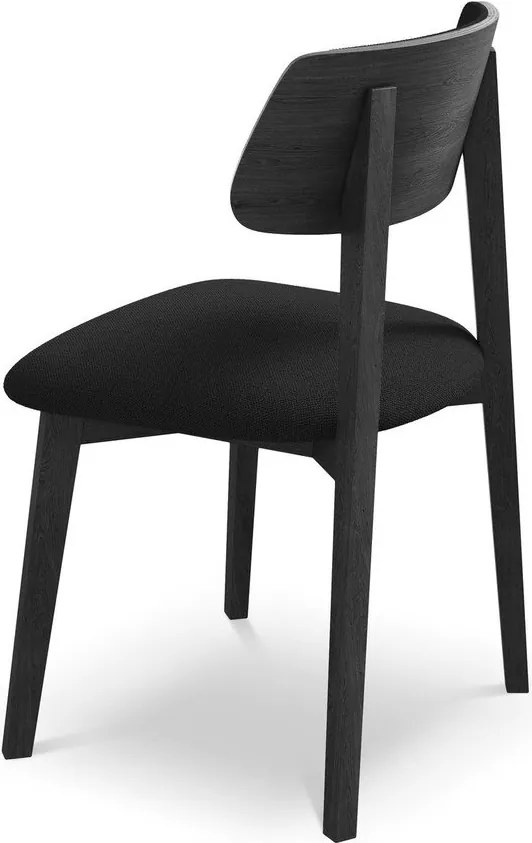 Fekete tömörfa étkezőszék Niu – Makamii