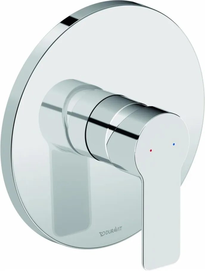 Duravit DC4210010010 - D-CODE falba süllyesztett zuhanycsaptelep, fényes króm