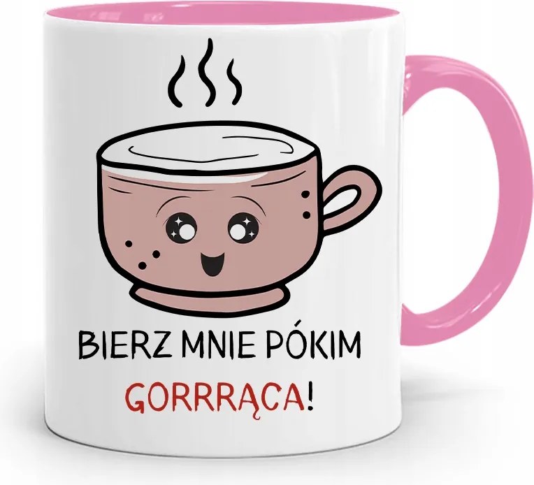 Rózsaszín Vicces Bögre Vicces Vigyél Magaddal, Nyomtatott Fotóval