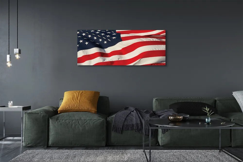 Canvas képek Amerikai zászló 100x50 cm