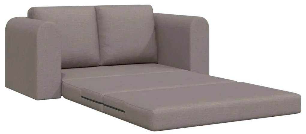 Padló kanapéágy 2 az 1-ben Taupe 148x71x83 cm szövet