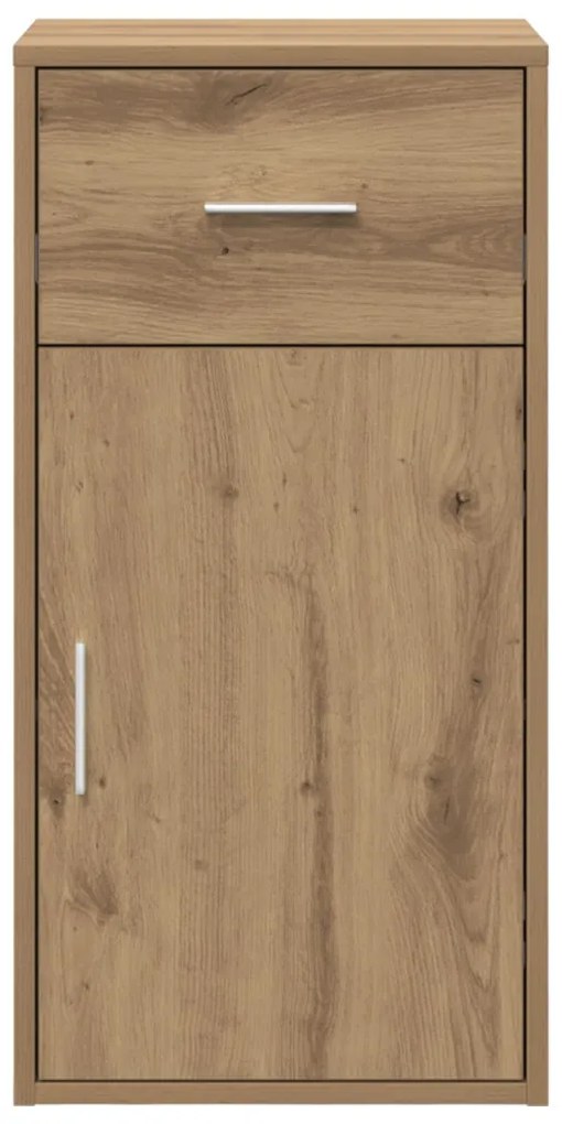 Oldalszekrény fiókkal kézműves tölgy 38 x 34,5 x 75 cm Faanyag