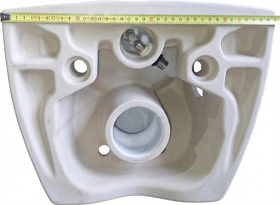 CeraStyle CITY fali WC - MATT SZÜRKE - BEÉPÍTETT bidé funkcióval - perem nélküli - 53 cm