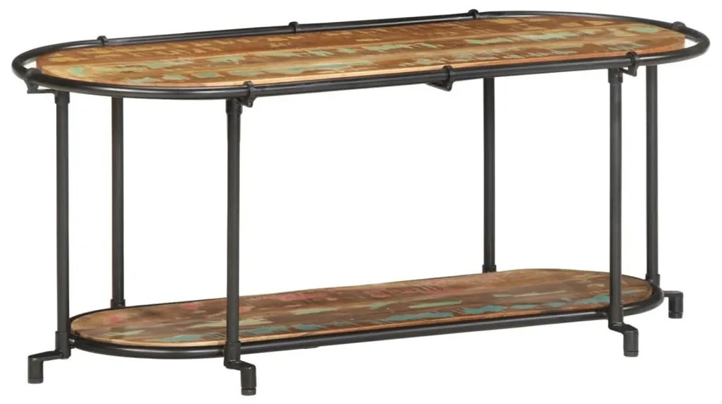 tömör újrahasznosított fa TV-szekrény 100 x 42 x 40 cm