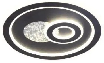 LED Dimmelhető mennyezeti lámpa LED/95W/230V fekete + távirányítás