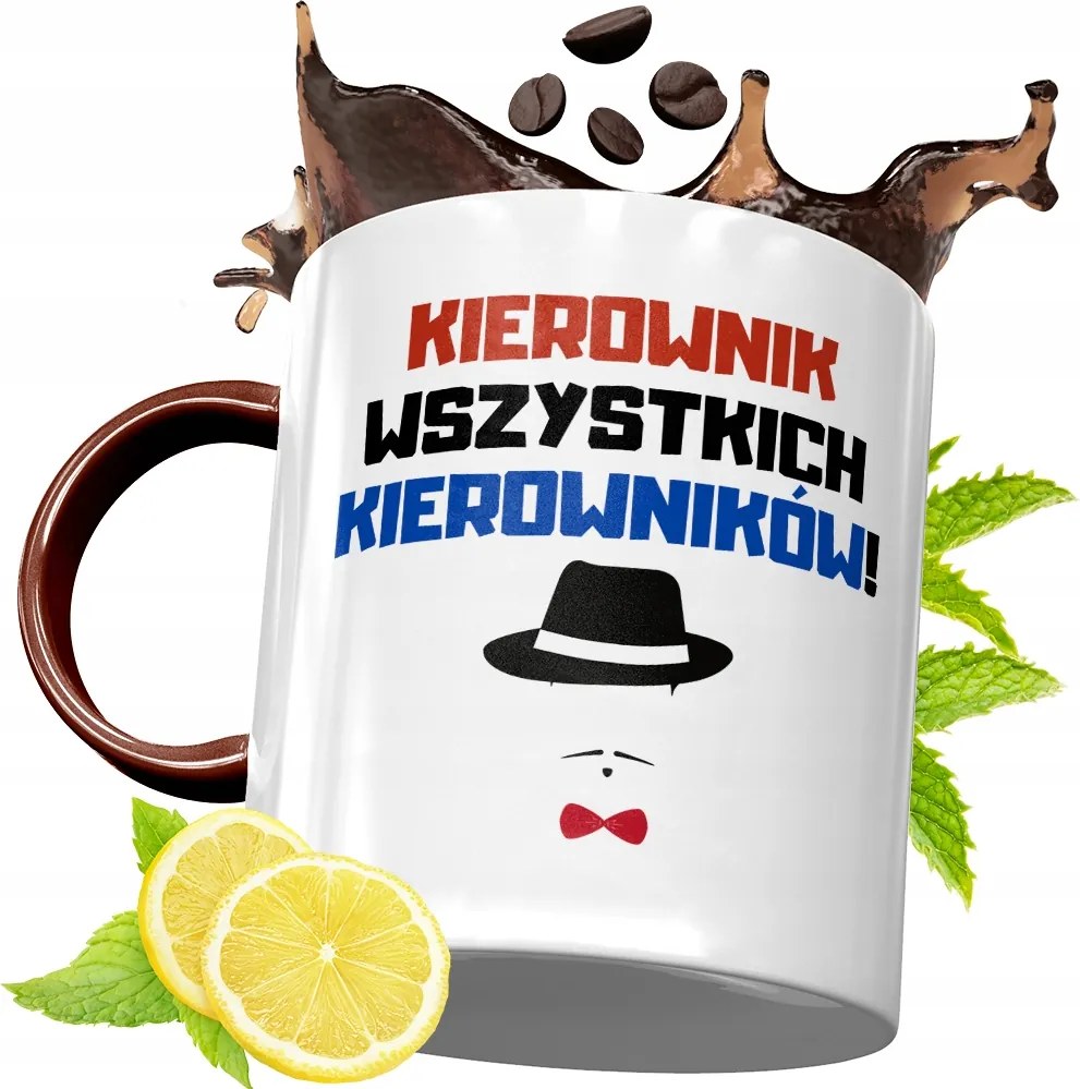 Bordó Bögre Vezetőnek Születésnapra Ajándék fényképes nyomattal