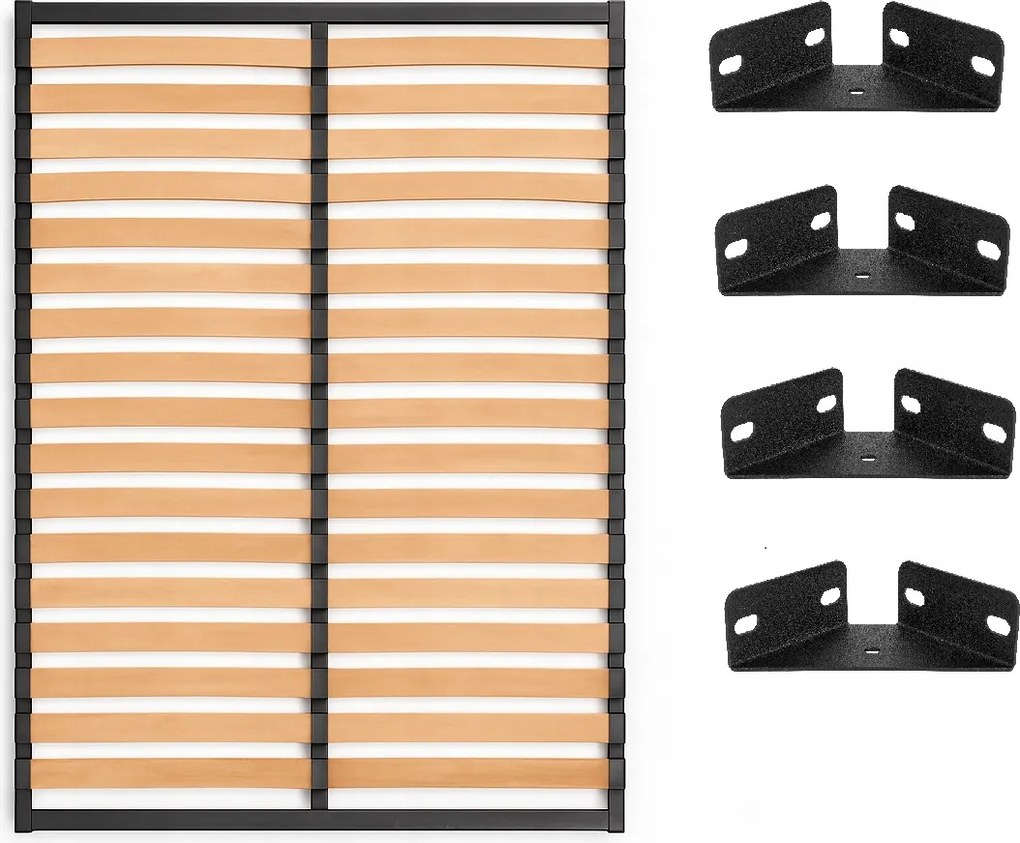 Ágyrács Betét Fém Matrac Alá 160X200 36 Léc Szögvasak