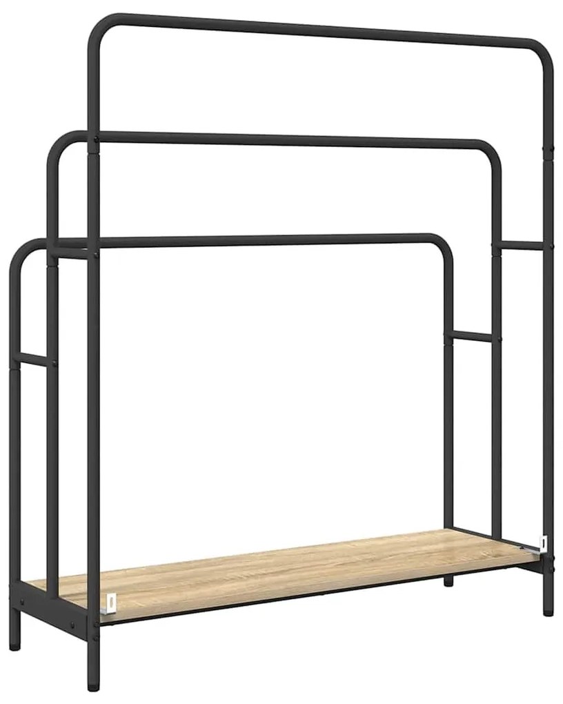 Ruhaszárító polcokkal sonoma tölgy 90 x 30 x 100.5 cm Faanyag