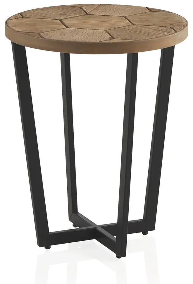Honeycomb tárolóasztal fekete vas konstrukcióval - Geese