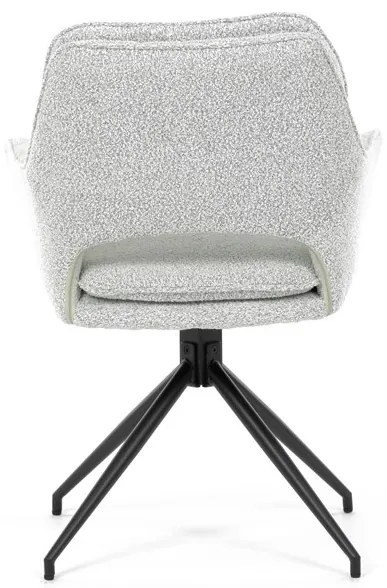 Étkezőszék krém bouclé szövettel. DCH-T1156 CRM2