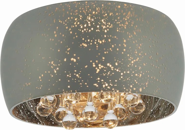 ENDON 78696 ECLIPSE Glamour Mennyezeti Lámpa Króm, Átlátszó G9 IP20