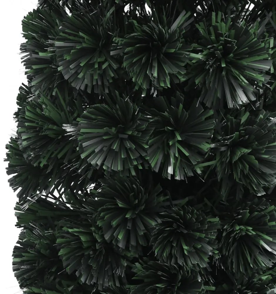 száloptikás vékony műkarácsonyfa talppal 180 cm