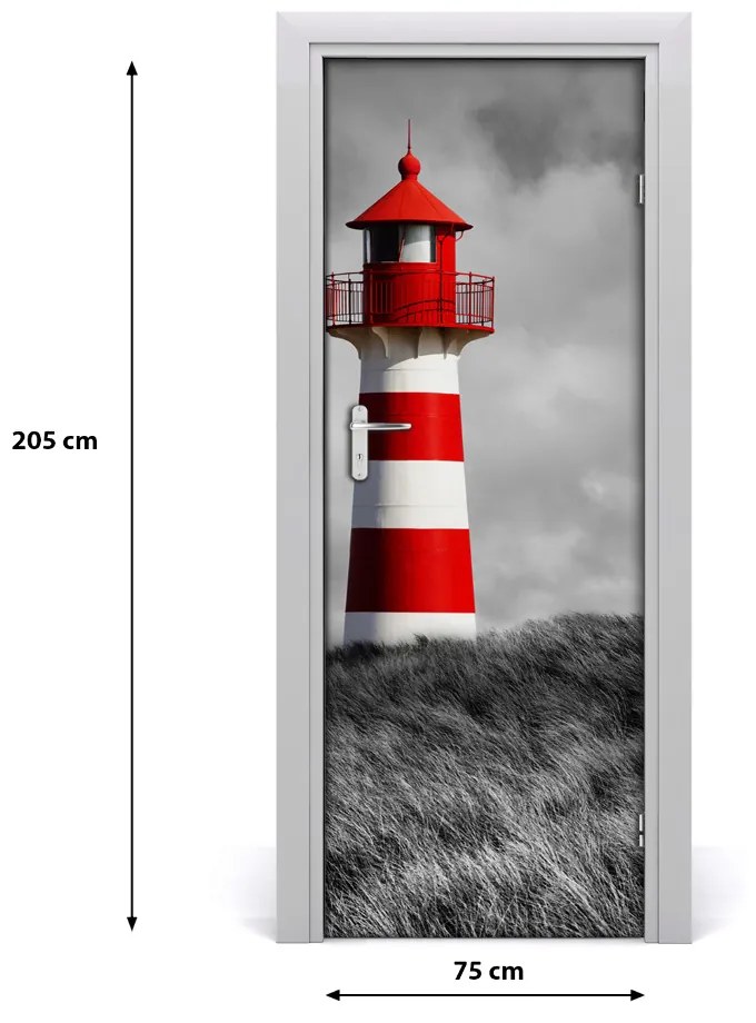 Ajtó méretű poszter Világítótorony 75x205 cm