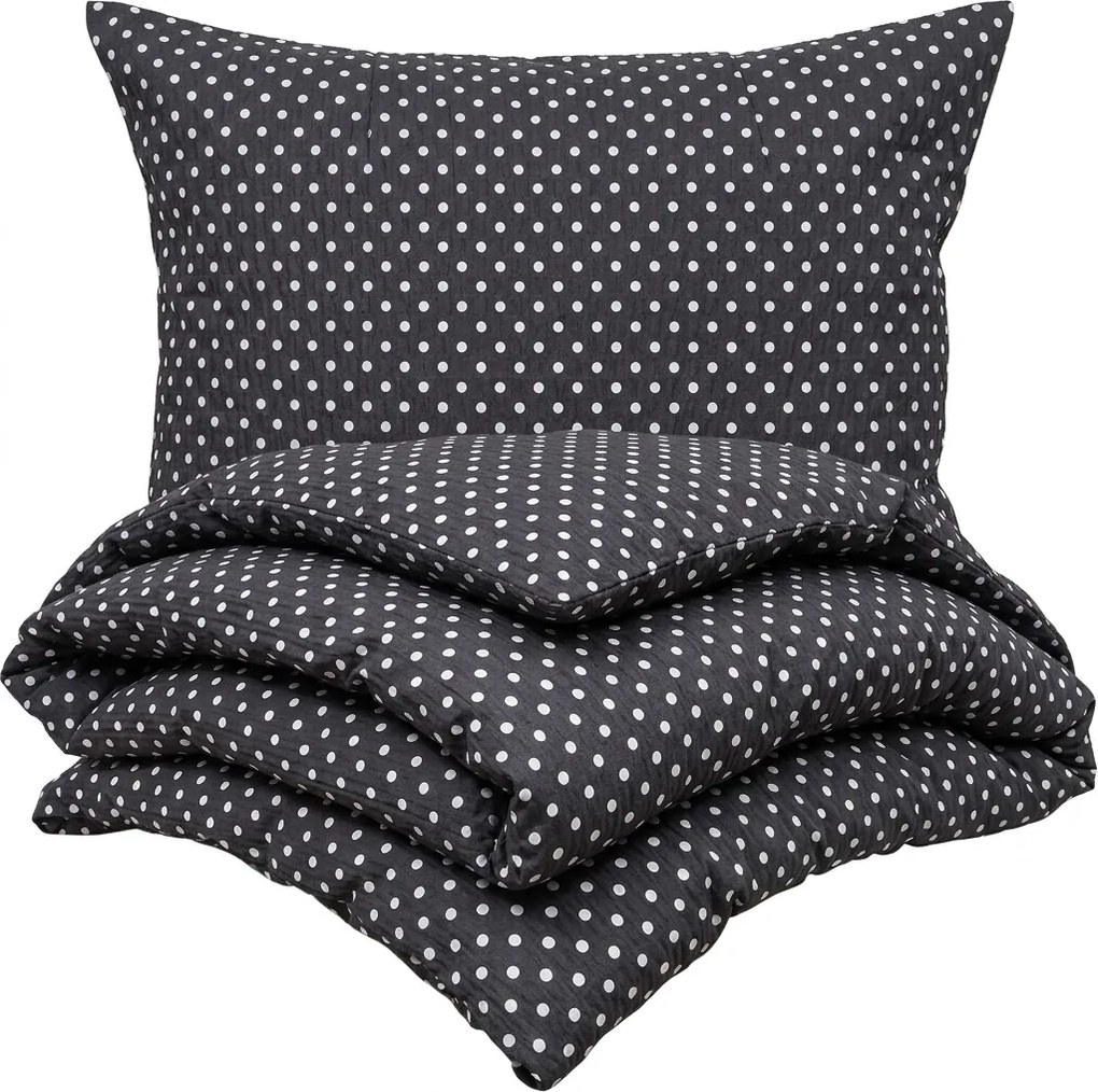 4Home szürke pöttyös krepp ágyneműhuzat