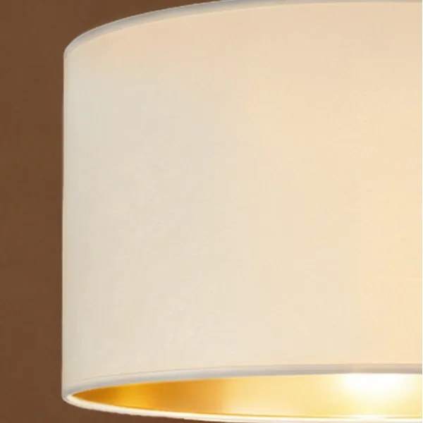 BRILAGI - VELVET függőlámpa kábellel 1xE27/60W/230V Ø 40 cm krémszínű/arany